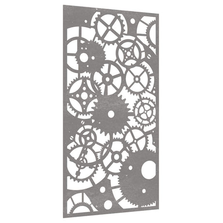 Vidaxxl Wanddekoration Gartengeräte Design 105x55 cm Cortenstahl