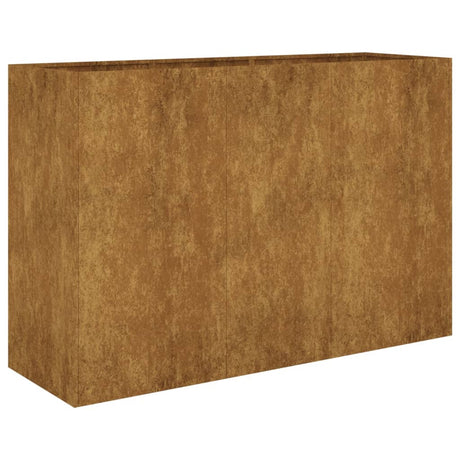 VidaXL Pflanzgefäß erhöht 120x40x80 cm Cortenstahl