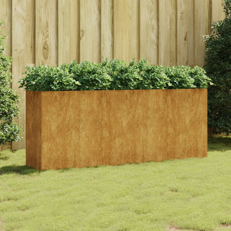 VidaXL Pflanzgefäß erhöht 200x40x80 cm Cortenstahl