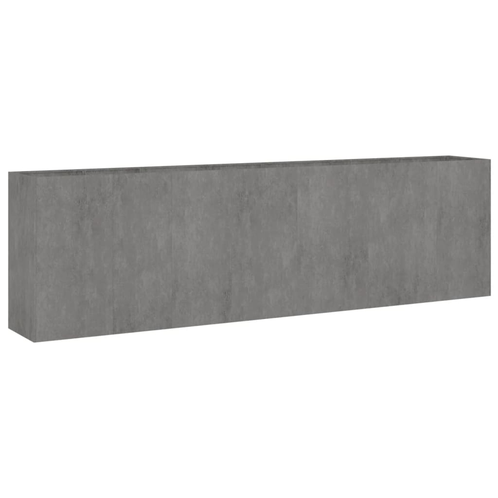 VidaXL Pflanzgefäß erhöht 280x40x80 cm Cortenstahl