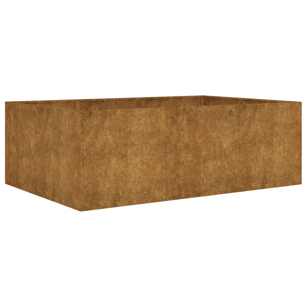 VidaXL Pflanzgefäß erhöht 120x80x40 cm Cortenstahl