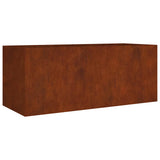 VidaXL Pflanzgefäß erhöht 200x80x80 cm Cortenstahl