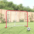 Vidaxx Hockeytor mit Netz 153x60x118 cm, Stahl und Polyester, rot und weiß