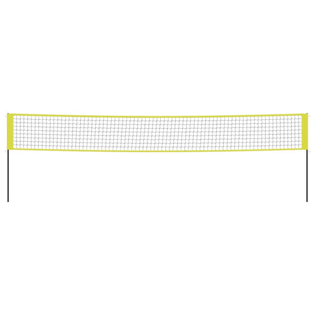 Vidaxl Volleyballnet 823x244 cm Pe Fabric gelb und schwarz