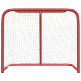 Vidaxx Hockeytor 183x71x122 cm Polyester rot und weiß