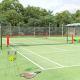 Vidaxl Tennisnet 600x100x87 cm Polyester schwarz und rot