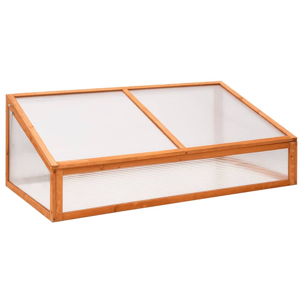 Vidaxx Gewächshaus 110x58,5x39 cm Kiefernholz orange