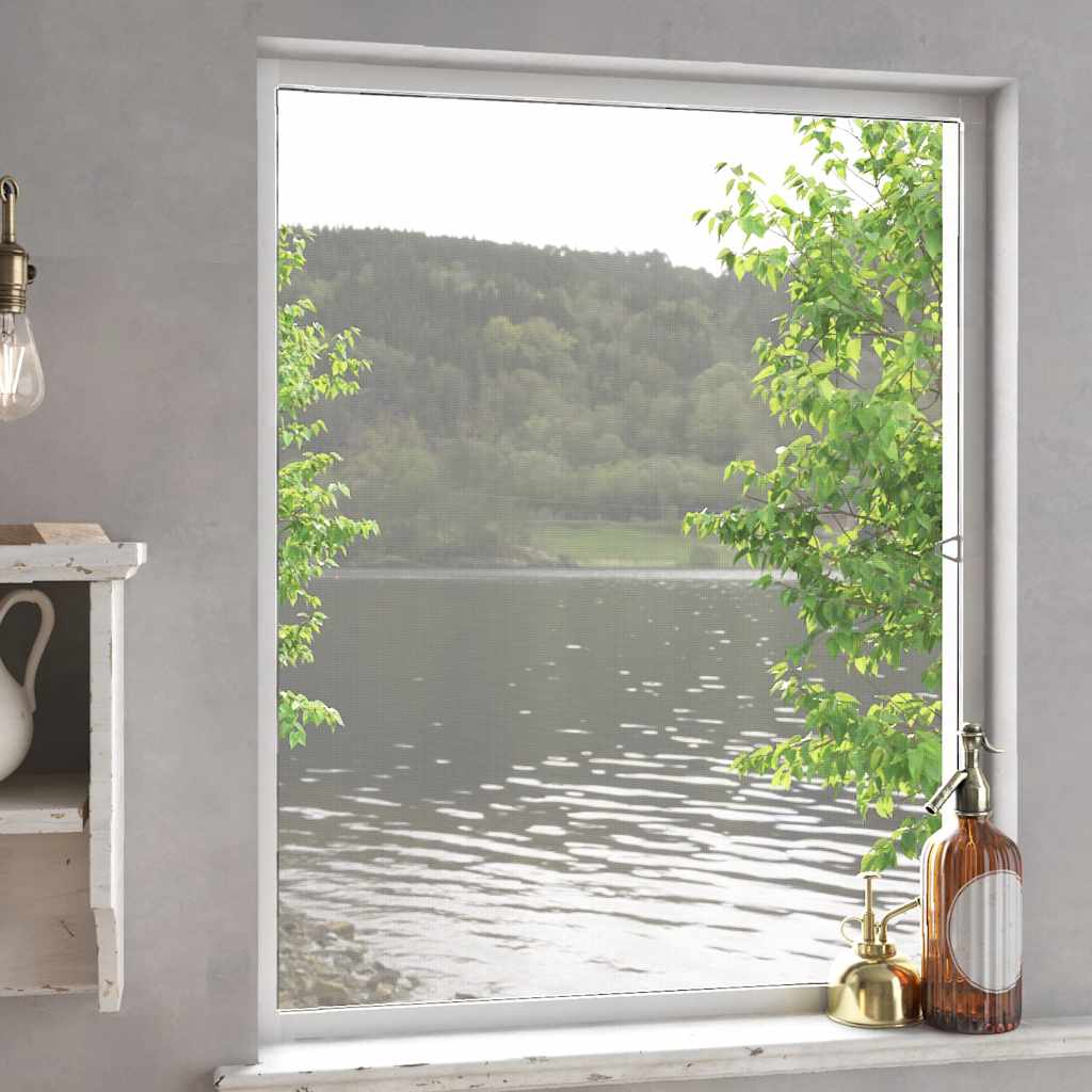 Vidaxx Fensterschutz 80x100 cm weiß