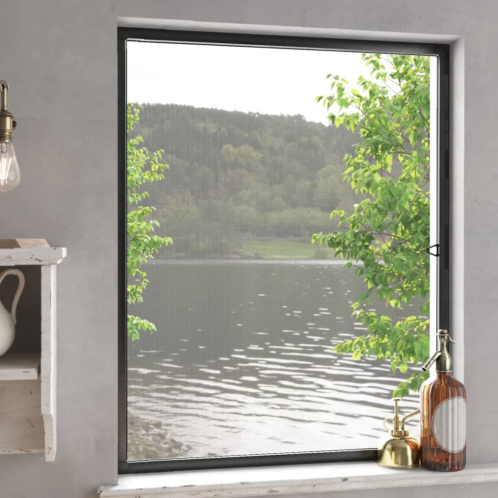 Vidaxx Fensterschutz 80x100 cm Anthrazit