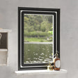 Vidaxx Insektenschutz für Fenster magnetisch 80x120 cm weiß