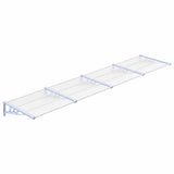 Vidaxx Türvordach 396x90 cm Polycarbonat grau und transparent