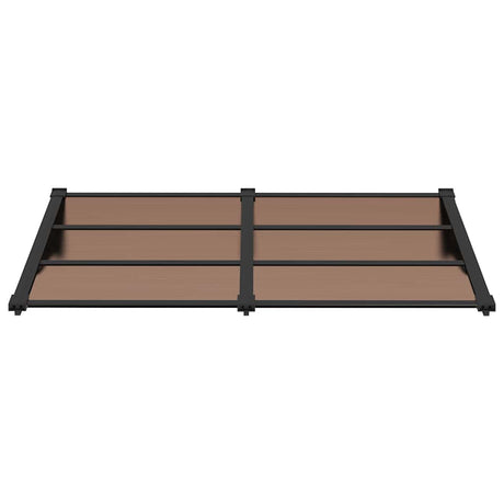 Vidaxx Türvordach 152,5x90 cm Polycarbonat schwarz
