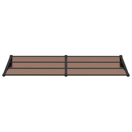 Vidaxx Türvordach 239x90 cm Polycarbonat schwarz