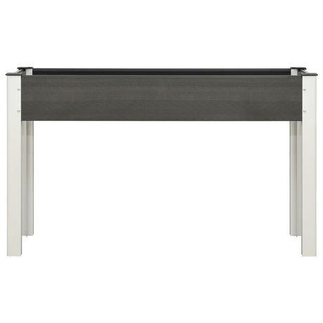 VidaXL Pflanzgefäß erhöht 120x40x75 cm hkc grau