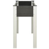 VidaXL Pflanzgefäß erhöht 120x40x75 cm hkc grau
