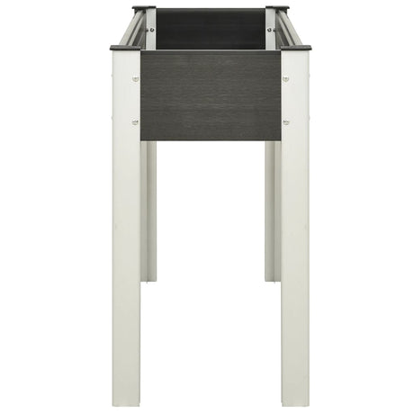 VidaXL Pflanzgefäß erhöht 120x40x75 cm hkc grau