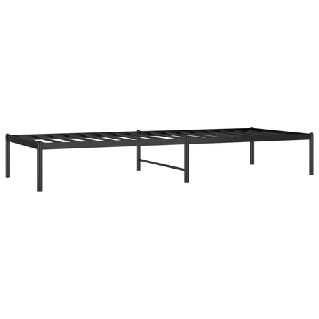 Vidaxl bedframe metaal zwart 80x200 cm