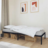Vidaxl bedframe metaal zwart 90x190 cm