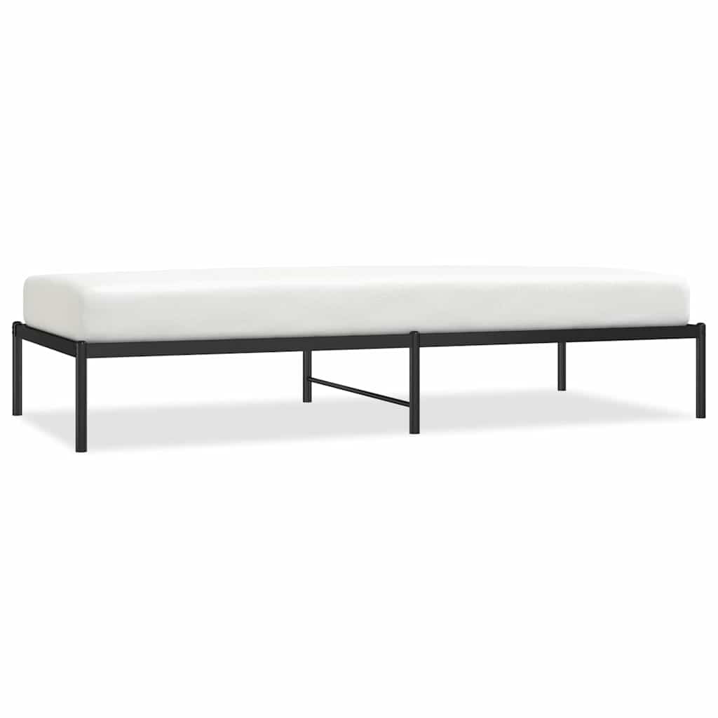 Vidaxl bedframe metaal zwart 90x200 cm