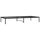 Vidaxl bedframe metaal zwart 90x200 cm