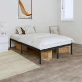 Vidaxl bedframe metaal zwart 120x190 cm