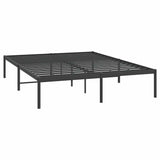 Vidaxl bedframe metaal zwart 140x190 cm