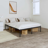 Vidaxl bedframe metaal zwart 160x200 cm