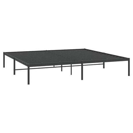 Vidaxl bedframe metaal zwart 180x200 cm