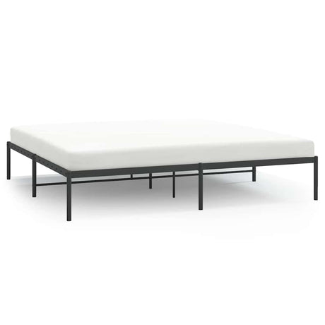 Vidaxl bedframe metaal zwart 183x213 cm