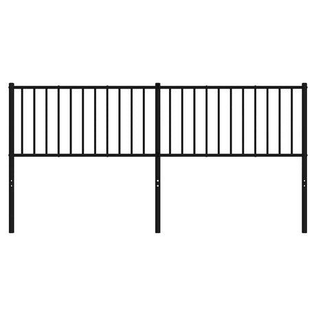 Vidaxl vervangend hoofdbord 180 cm metaal zwart