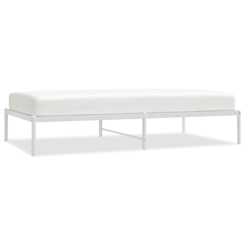 Vidaxl bedframe metaal wit 100x190 cm