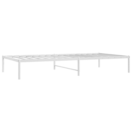 Vidaxl bedframe metaal wit 100x200 cm