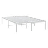 Vidaxl bedframe metaal wit 120x200 cm