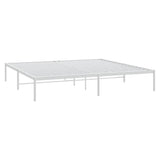 Vidaxl bedframe metaal wit 180x200 cm