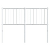 Vidaxl vervangend hoofdbord metaal wit 120 cm