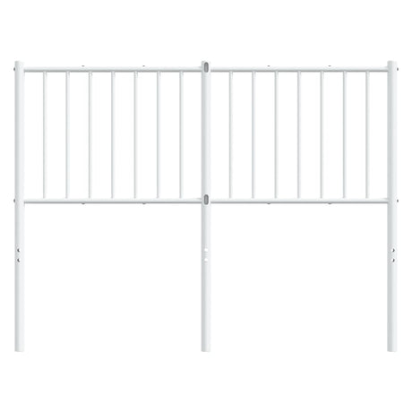 Vidaxl vervangend hoofdbord metaal wit 120 cm
