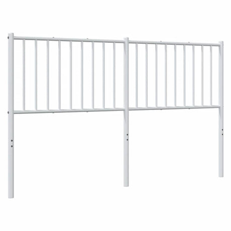 Vidaxl vervangend hoofdbord metaal wit 160 cm