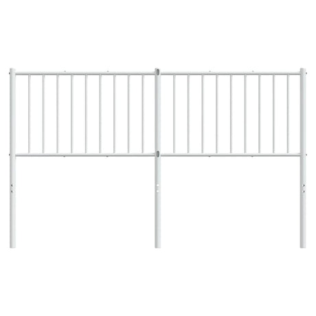 Vidaxl vervangend hoofdbord metaal wit 160 cm