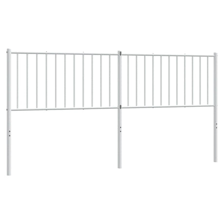 Vidaxl vervangend hoofdbord 180 cm metaal wit