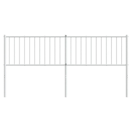 Vidaxl vervangend hoofdbord 180 cm metaal wit