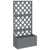 VidaXL Pflanzgefäße mit Gitter 2 Stück 65x33x135 cm HKC grau