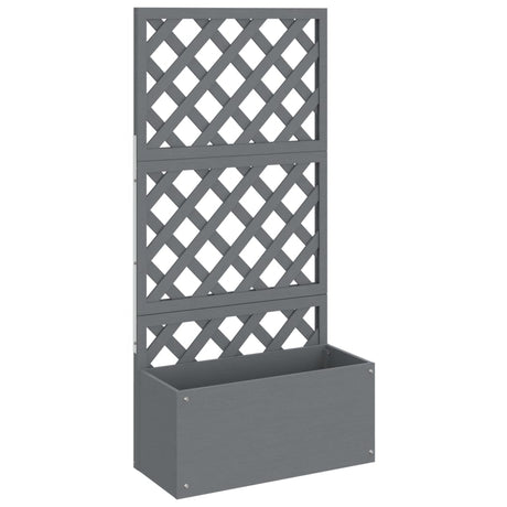 VidaXL Pflanzgefäße mit Gitter 2 Stück 65x33x135 cm HKC grau