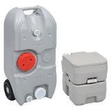VidaXL Camping-Toiletten- und Wassertank-Set tragbar