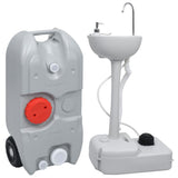 VidaXL Camping-Spüle und Wassertank-Set tragbar