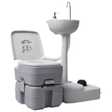 VidaXL Campingtoilette und Waschbecken mit Wassertank