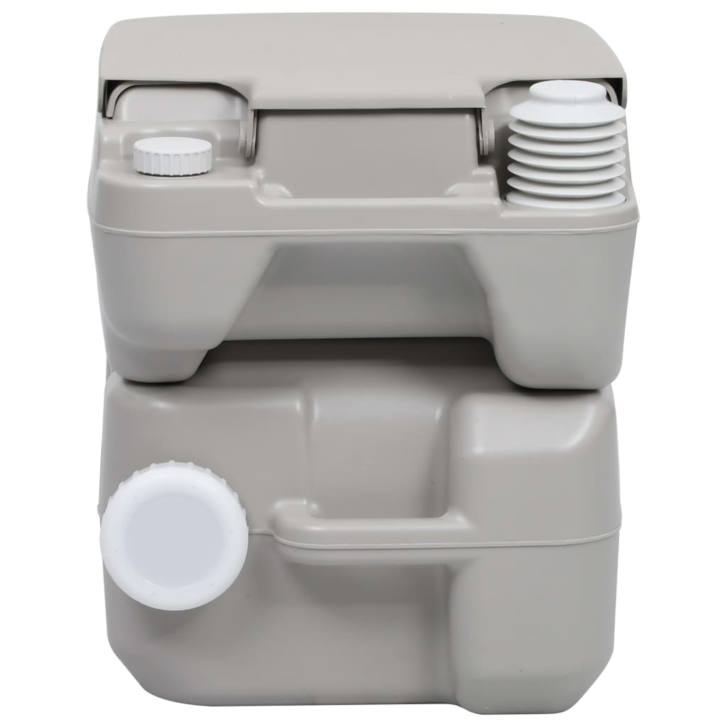 VidaXL Camping-Toiletten- und Waschbecken-Set tragbar