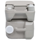 VidaXL Camping-Toiletten- und Waschbecken-Set tragbar