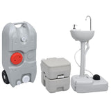 VidaXL Campingtoilette und Waschbecken mit Wassertank