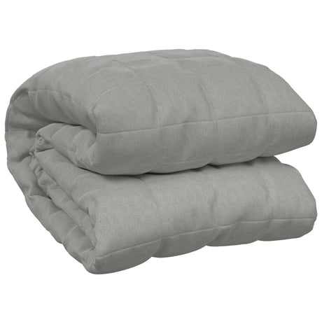 Vidaxx Gewichtsdecke 137x200 cm 6 kg Stoff grau