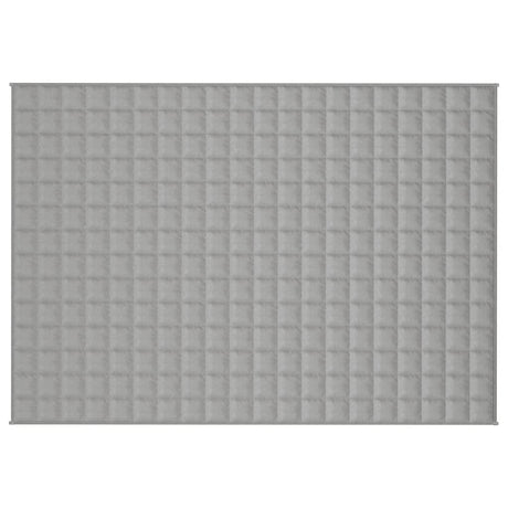 Vidaxx Gewichtsdecke 137x200 cm 6 kg Stoff grau